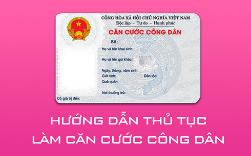 Làm thẻ căn cước công dân