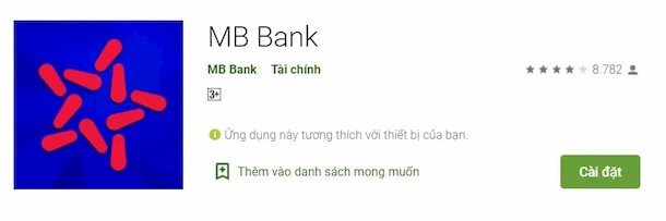 Tải MB App để lấy số tài khoản đẹp ngay