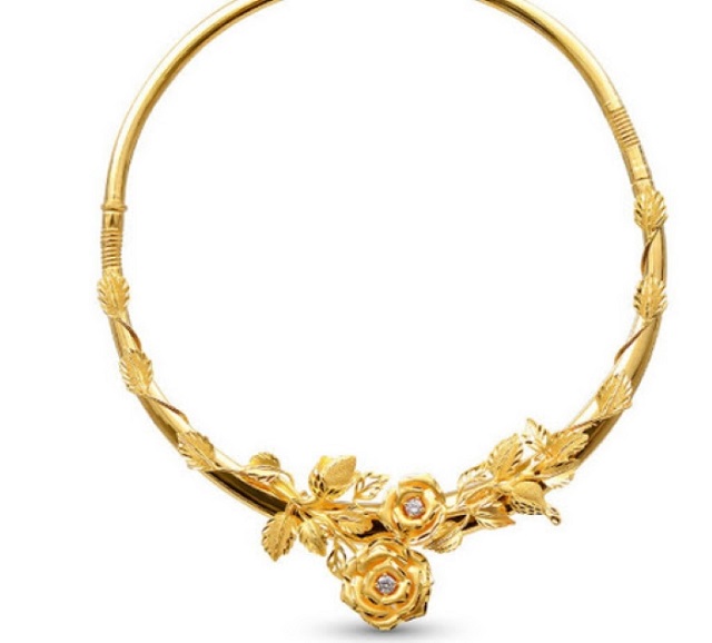 Kiềng vàng 9999 là một loại trang sức đeo trên cổ cô dâu trong ngày lễ trọng đại của cuộc đời