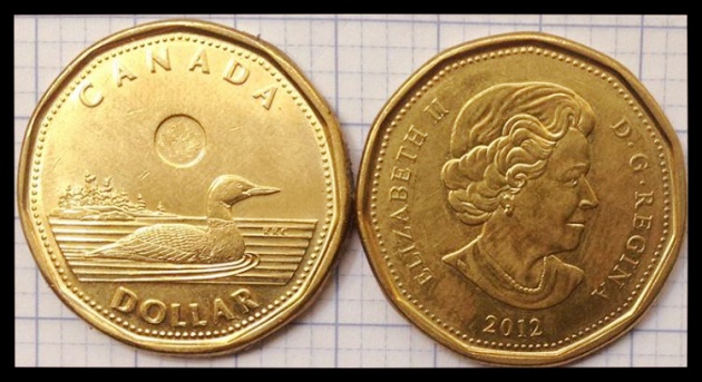 Đồng xu 1 Dollar Canada (loonie)