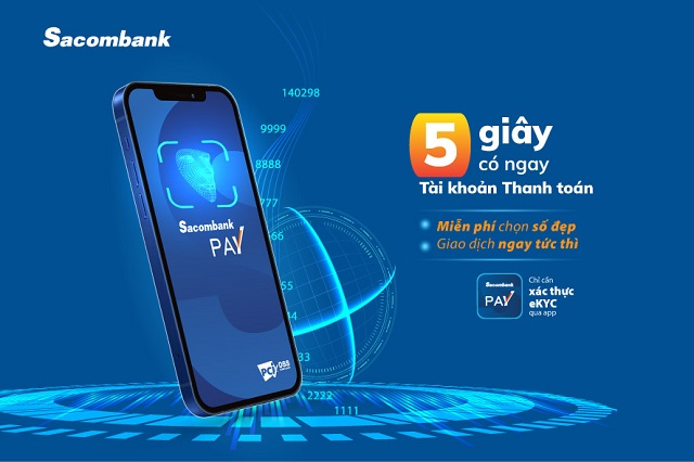 Đổi mã PIN thẻ ATM qua Sacombank Pay
