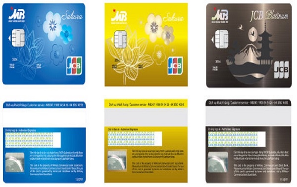 Thẻ tín dụng Quốc tế MB JCB Sakura