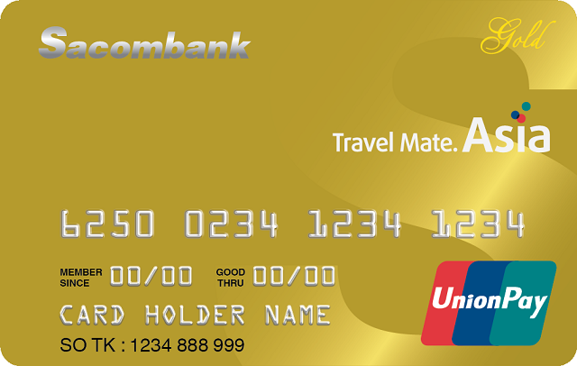  Thẻ UnionPay của Sacombank