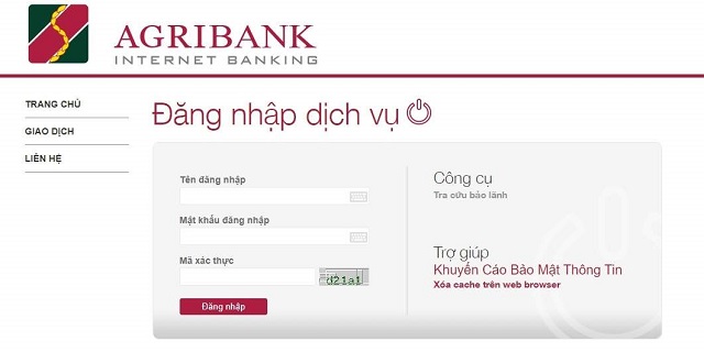 Rút tiền qua Internet Banking/Mobile Banking