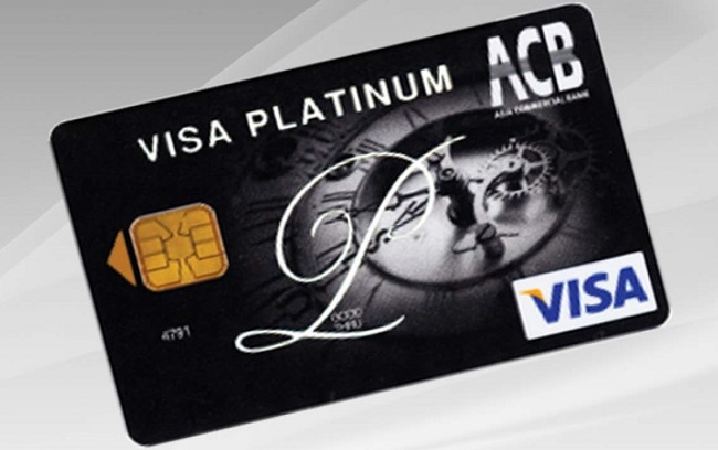 Thẻ đen quyền lực ACB Visa Platinum