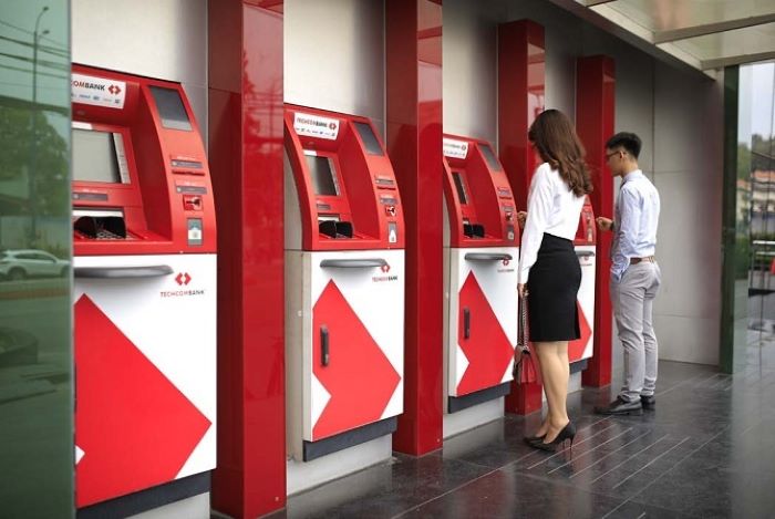 Sao kê tại cây ATM Techcombank