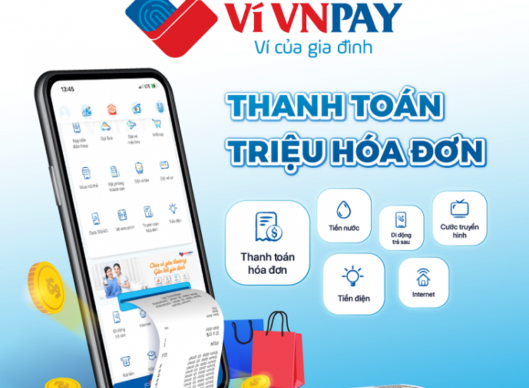 Ví VNPay có hệ sinh thái dịch vụ đa dạng