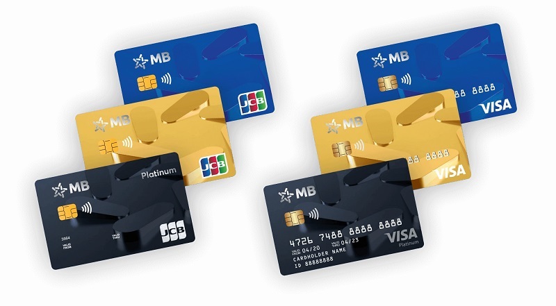 Các loại thẻ Visa MBBank phổ biến nhất 