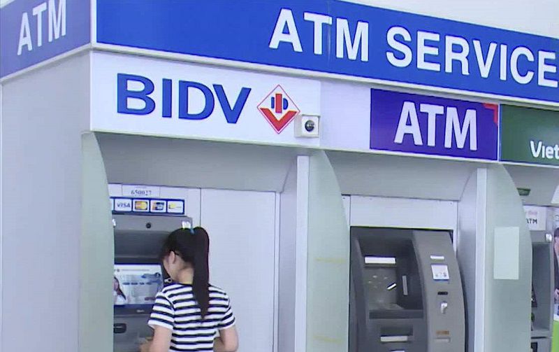 Kích hoạt thẻ ATM BIDV tại cây ATM