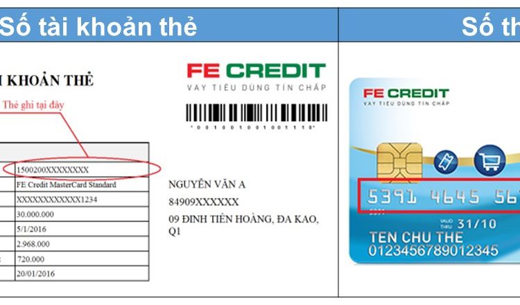 Sao kê thẻ tín dụng FE Credit