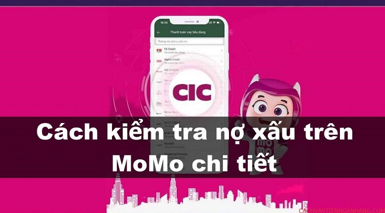 hoàn toàn có thể kiểm tra nợ xấu trên app Momo.