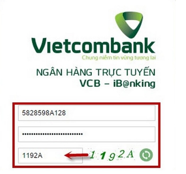 Mật khẩu Vietcombank