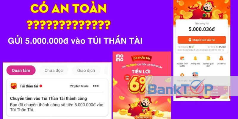 Túi thần tài Momo có an toàn không?