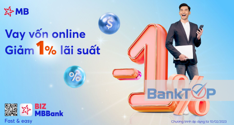 Vay tín chấp ngân hàng MBBank lãi suất ưu đãi