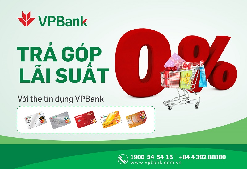 Điều kiện mua trả góp bằng thẻ tín dụng VPBank