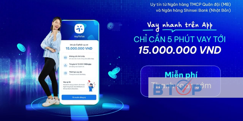 Lãi suất vay Tik Tak MCredit bao nhiêu?