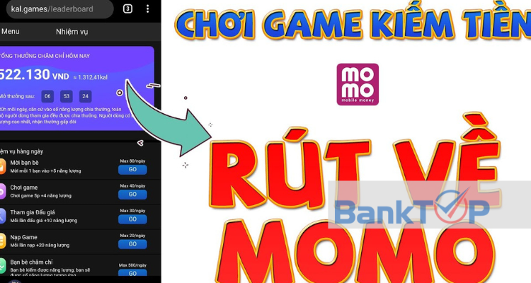 Chơi Game rút tiền về Momo có thật không?